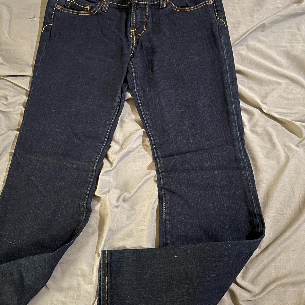 Express Jeans Womens Boot Cut Size 6 Dark Blue